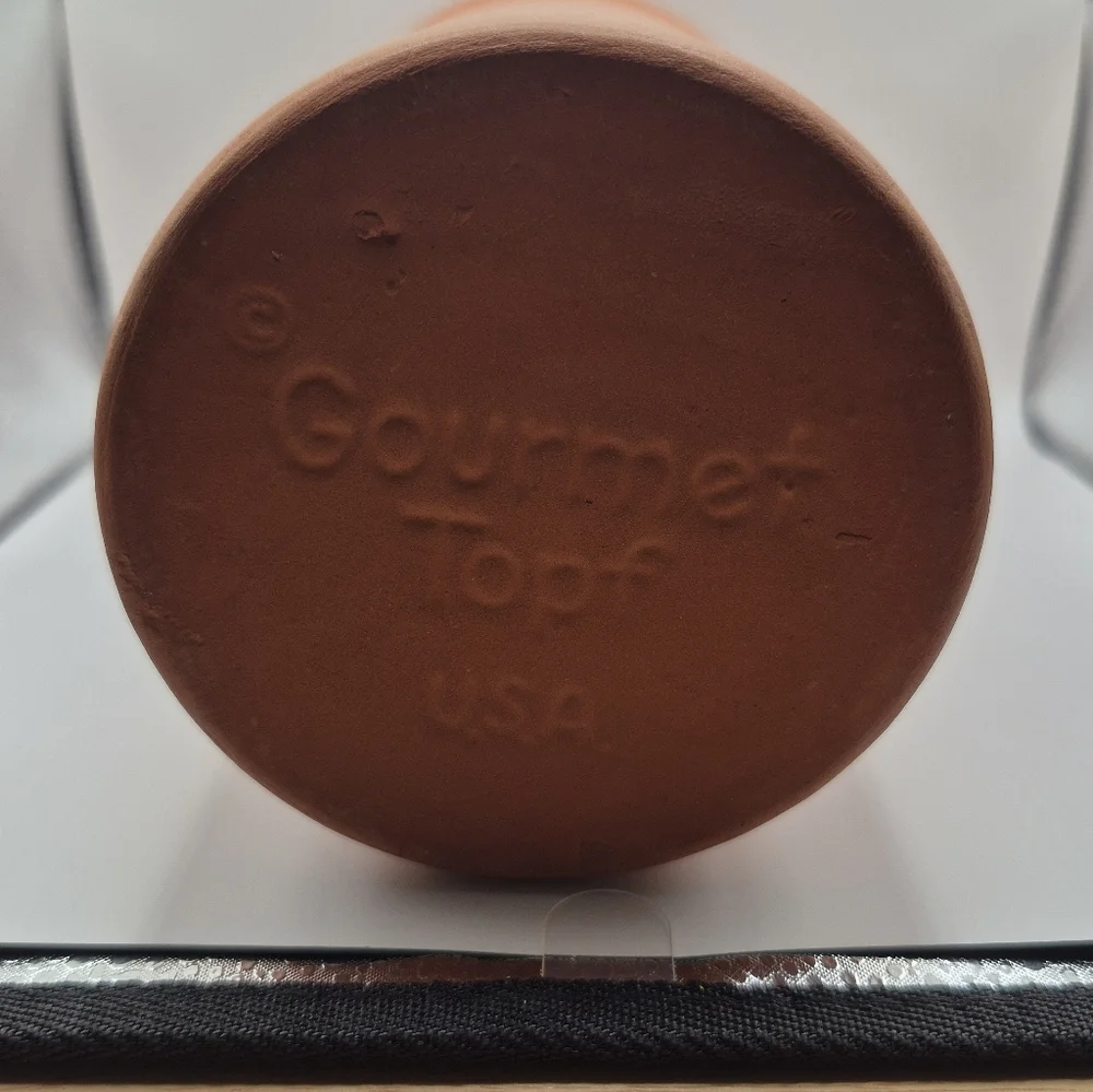 Gourmet Topf USA Terracotta Wine Bucket Grape Design